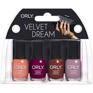 Orly Mini Kit Velvet Dream Nail Lacquer, 4 Count