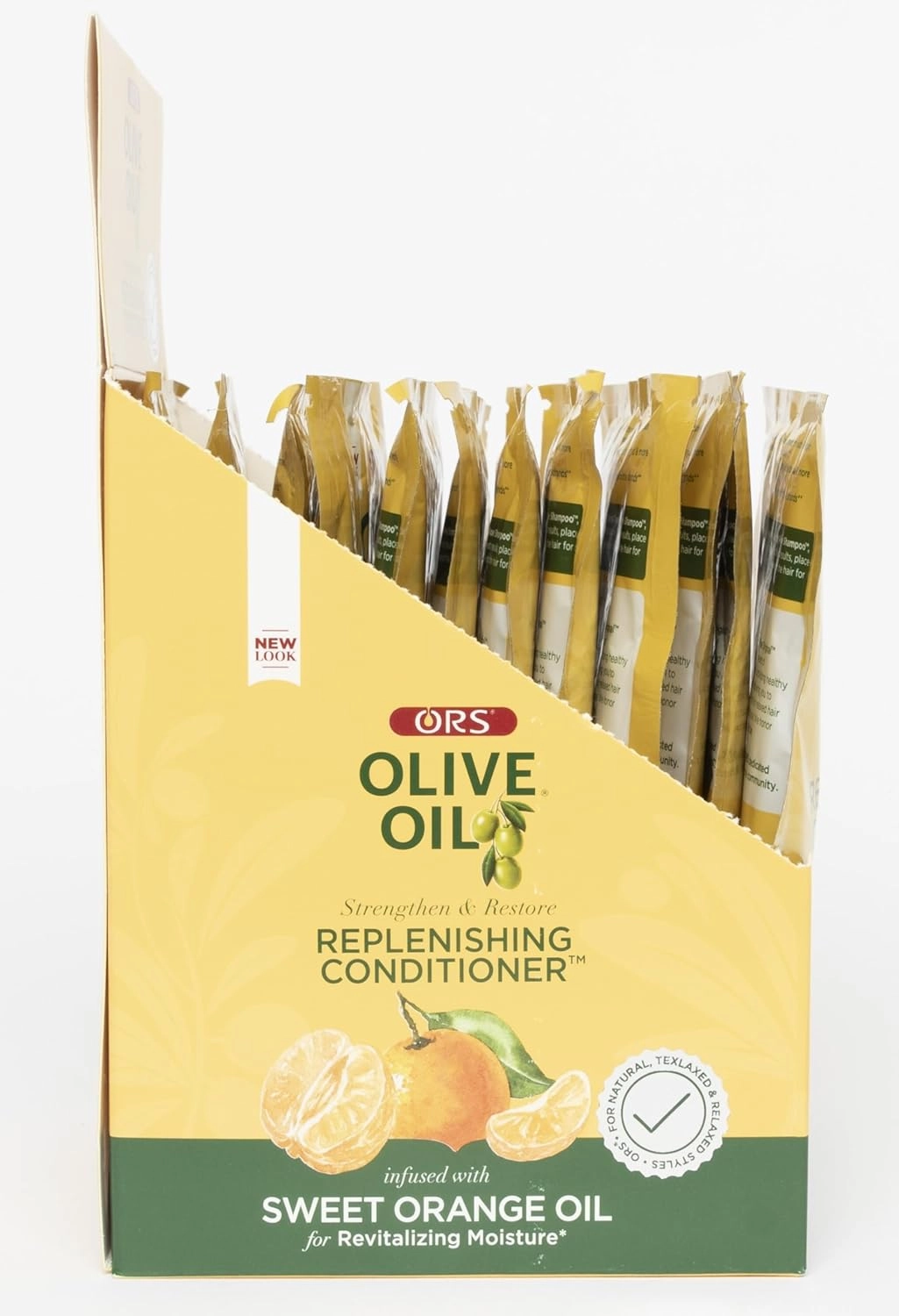 ORS Olive Oil Strengthen & Nourish Replenishing Conditioner Travel Packet 1.75 Ounce (Pack of 12)