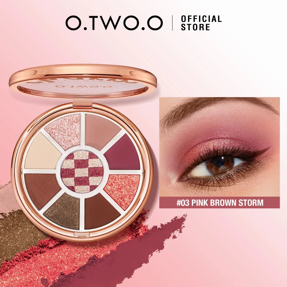 OTWO.O Eyeshadow Palette - 9 Colors