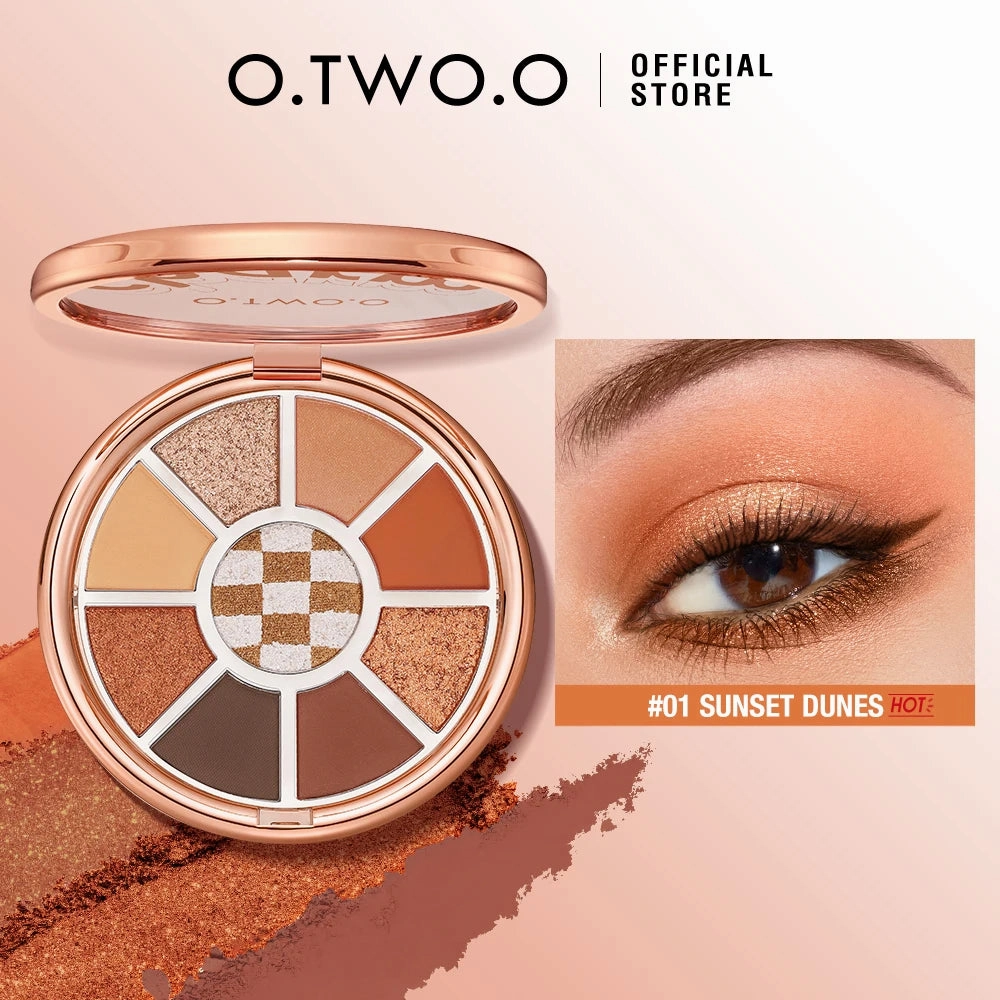 OTWO.O Eyeshadow Palette - 9 Colors