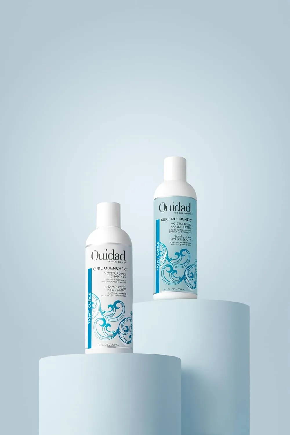Ouidad Curl Quencher Moisturizing Conditioner, Curl Defining Hair Conditioner for Soft, Nourished & Hydrated Curls, Helps Repair Damage, Creamy Detangling Conditioner, For Tight Curls