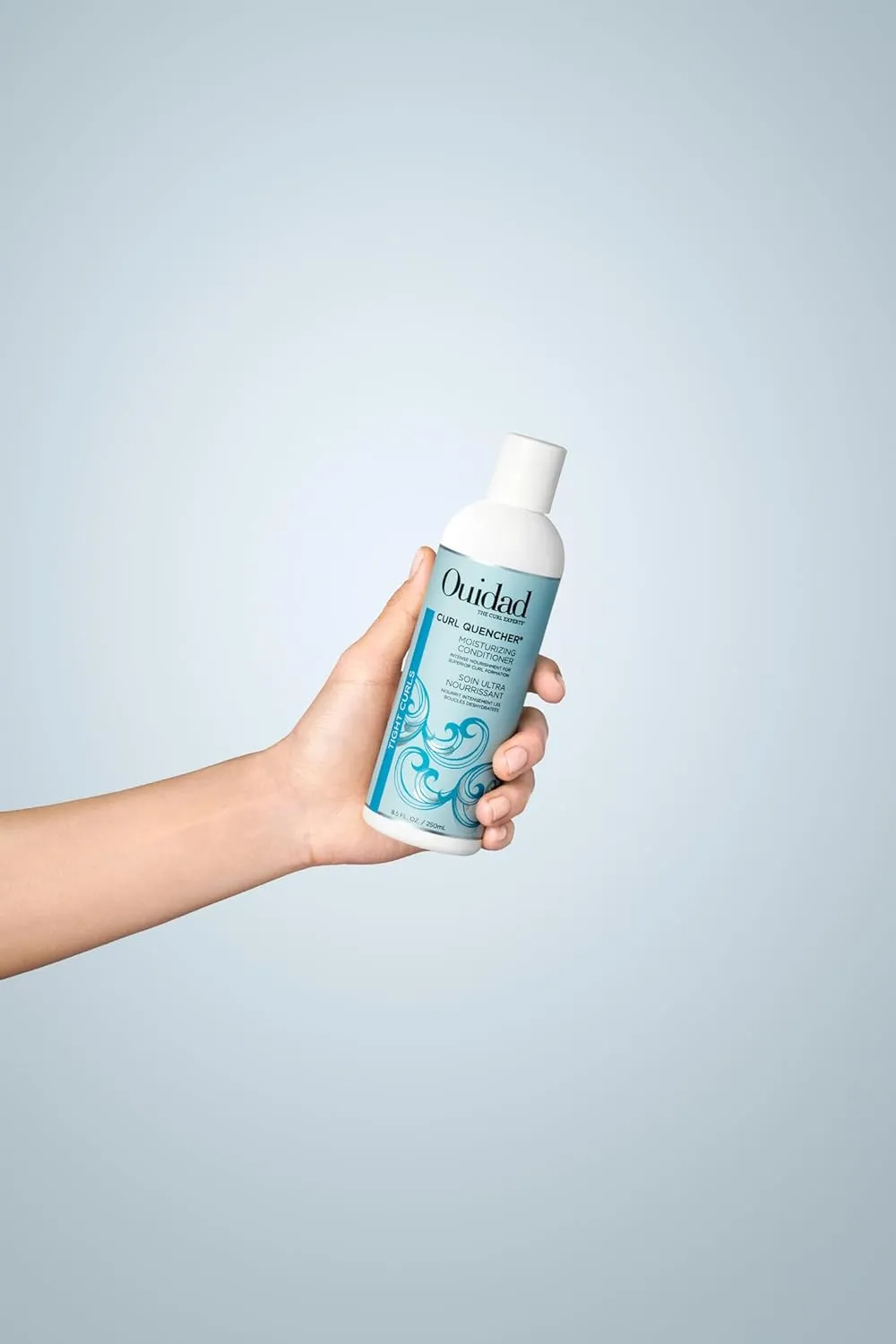 Ouidad Curl Quencher Moisturizing Conditioner, Curl Defining Hair Conditioner for Soft, Nourished & Hydrated Curls, Helps Repair Damage, Creamy Detangling Conditioner, For Tight Curls