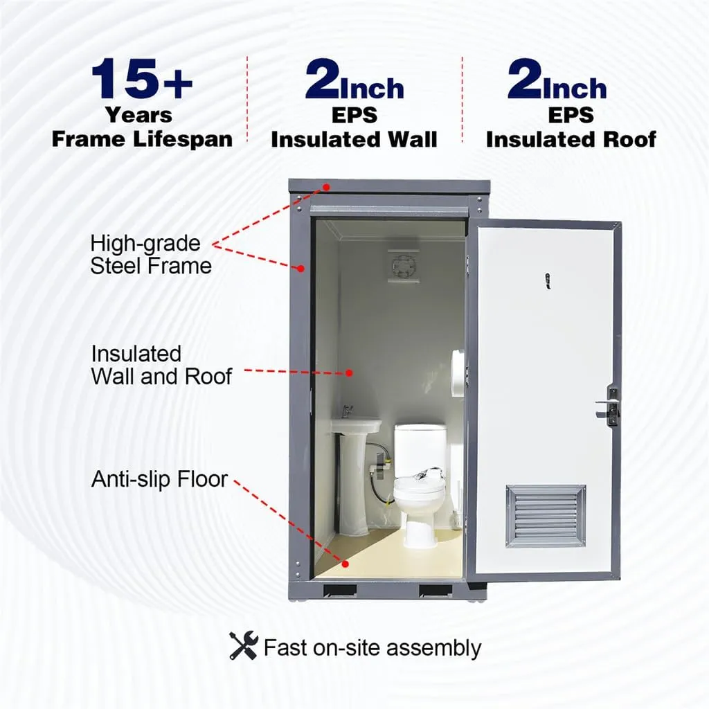 Outdoor Portable Restroom, Mobile Toilet