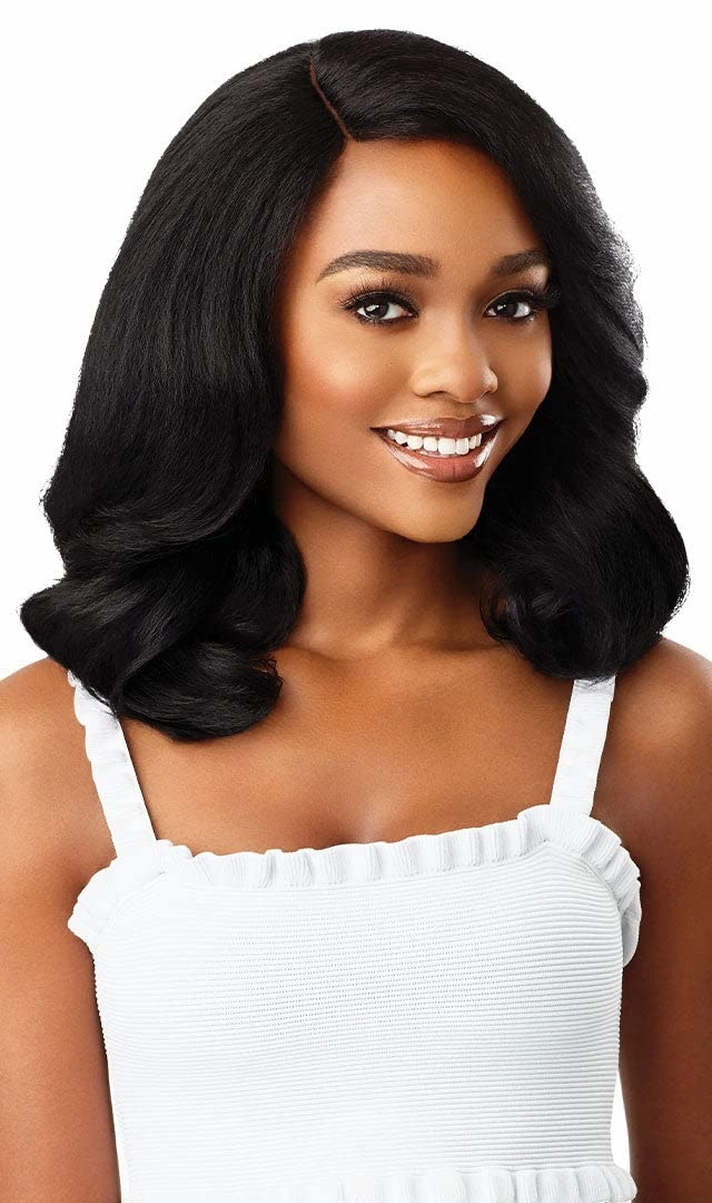 Outre EveryWear Synthetic HD Lace Front Wig - EVERY 6 (1B Off Black)
