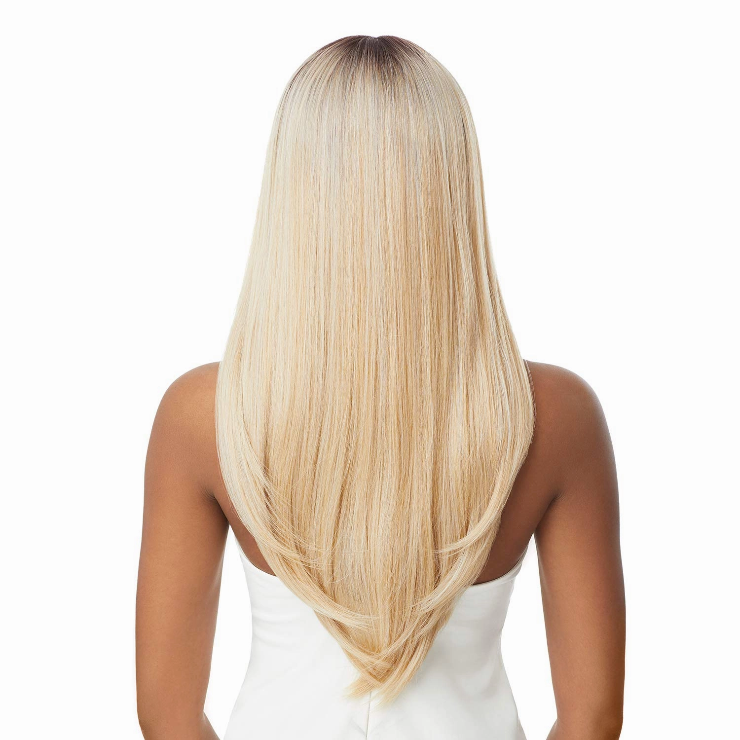 Outre HD Lace Front Wig Sleek Lay Part Chanelle (1B)
