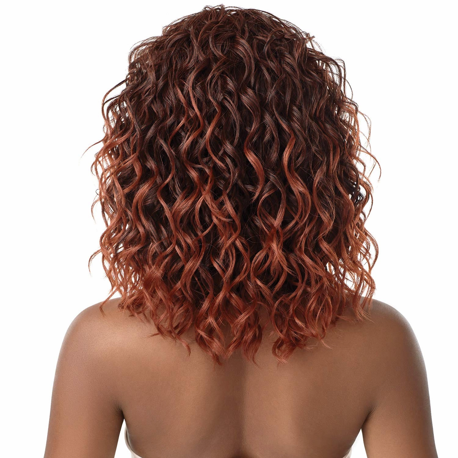 Outre Synthetic Quick Weave Wet & Wavy Half Wig - LOOSE CURL 18” (1 Jet Black)