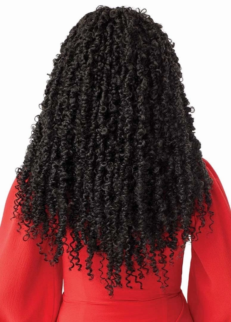 Outre Synthetic Twisted Up 4X4 HD Braid Lace Wig - BUTTERFLY PASSION TWIST 26 (Color:2 Dark Brown)