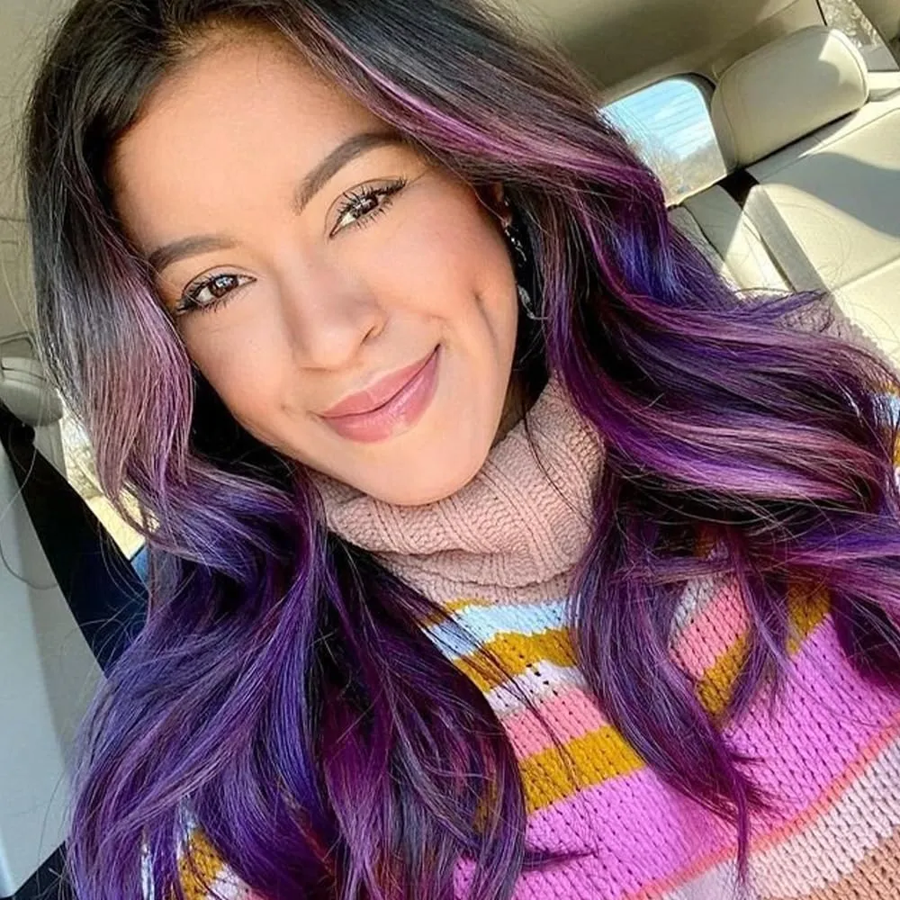 Overtone Color Depositing Semi-Permanent Hair Dye Conditioner - 8 oz For Natural & Color-Treated Hair, Moisturizing Shea Butter & Coconut Oil - Vegan & Cruelty-Free, Purple For Brown is now Royal Plum