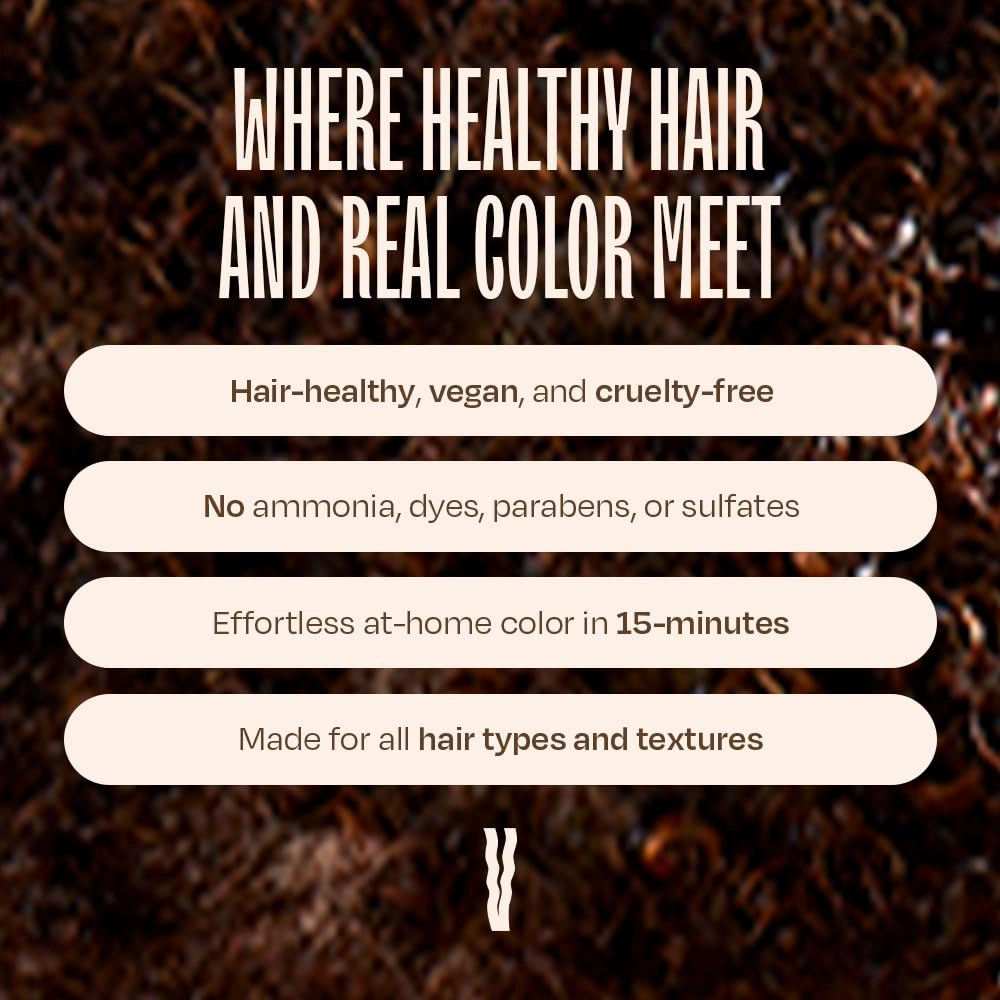 Overtone Color Depositing Semi-Permanent Hair Dye Conditioner - 8 oz For Natural & Color-Treated Hair, Moisturizing Shea Butter & Coconut Oil - Vegan & Cruelty-Free, Chocolate Brown