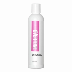 Overtone Daily Color Depositing Conditioner for All Hair: 8oz Temporary Coloring Conditioner with Shea Butter & Coconut Oil, Refresh Color & Prevent Fading, Vegan & Cruelty-Free, Vibrant Magenta
