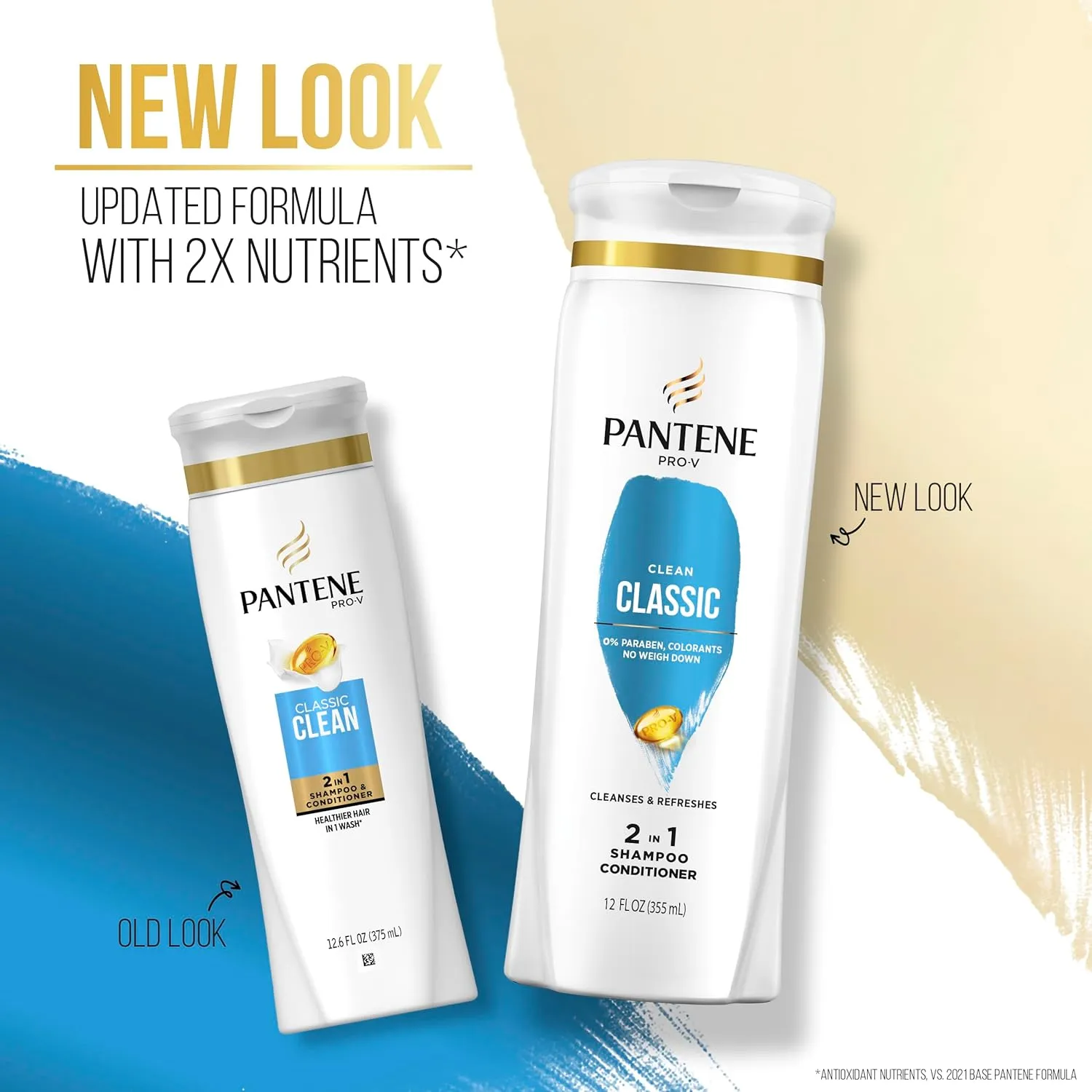 Pantene PRO-V Classic Clean 2in1 Shampoo   Conditioner, 12.0oz