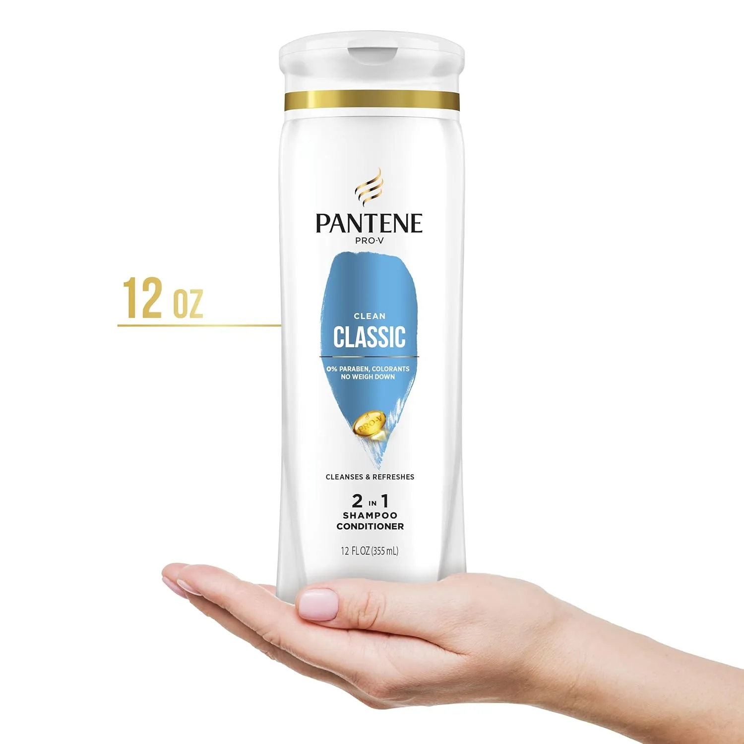 Pantene PRO-V Classic Clean 2in1 Shampoo   Conditioner, 12.0oz