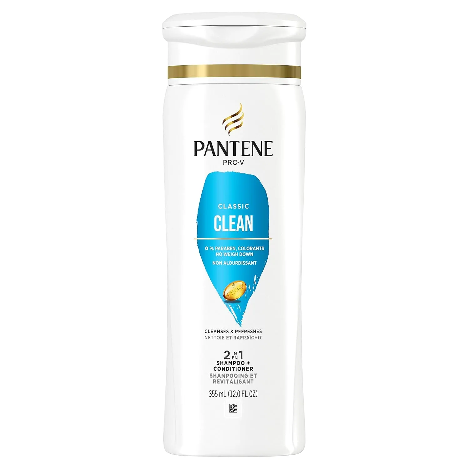 Pantene PRO-V Classic Clean 2in1 Shampoo   Conditioner, 12.0oz