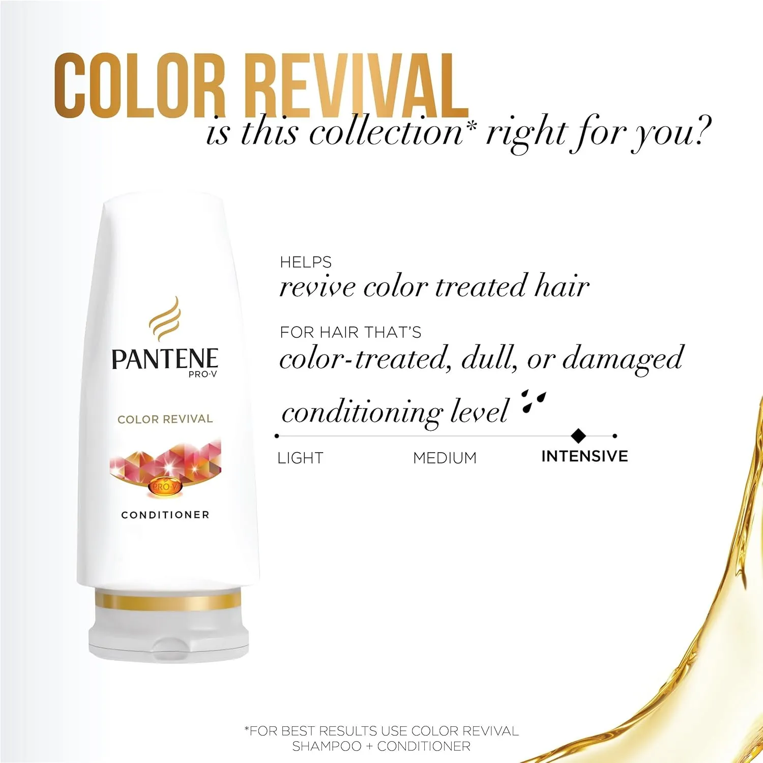 Pantene Pro-V Color Revival Conditioner, 12 FL OZ (Pack of 6)