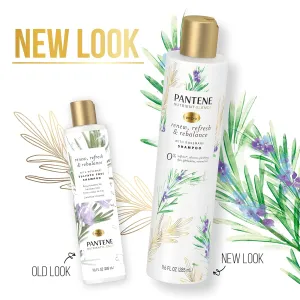 Pantene Sulfate Free Shampoo, Detangling Shampoo with Rosemary, Color Safe, 9.6 oz