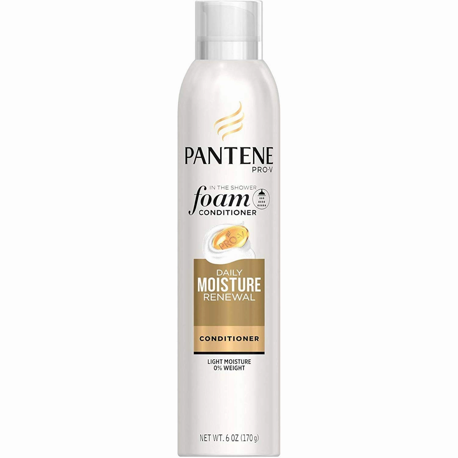 Pantene Pro-V Haircare - Foam Conditioner - Daily Moisture Renewal - Net Wt. 6 OZ (170 g) Per Can - One (1) Can