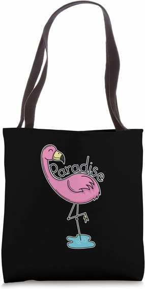 Paradise Flamingo Tote Bag