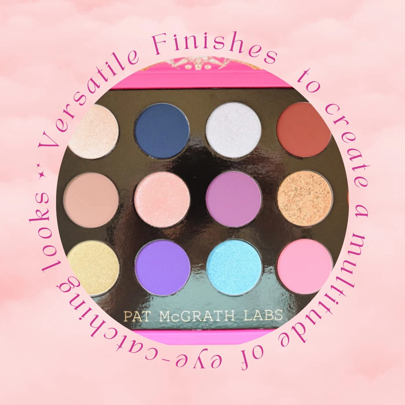 Pat McGrath Labs Mthrshp Mega Celestial Nirvana Eyeshadow Palette - 18 New Shades, 4 Textures, Blendable Mattes, Metallics, Shimmers, Limited Edition