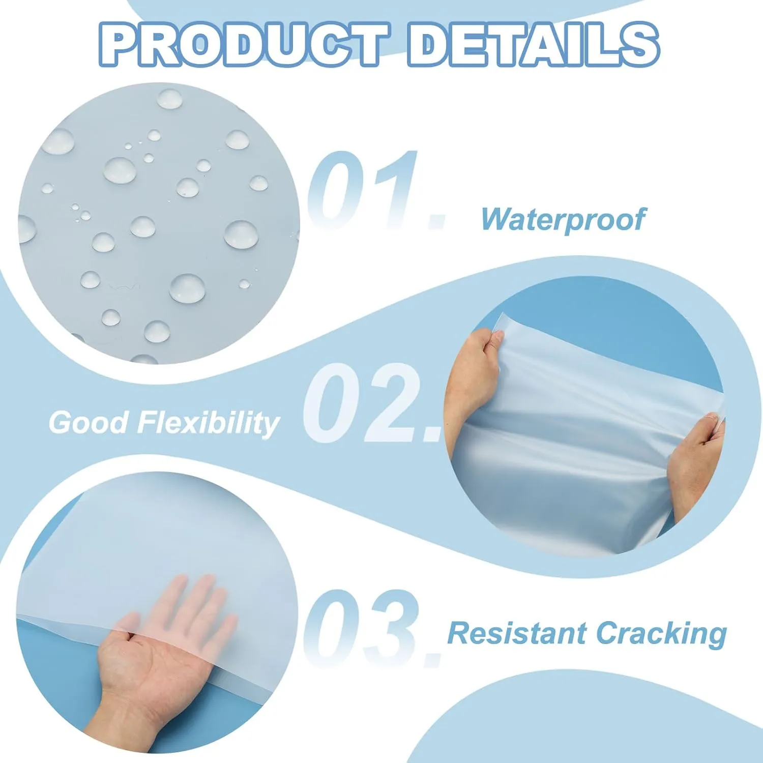 PATIKIL Air Conditioner Blowing Bag 14" x 33 Ft, Flexible Air Ducting Extended Pipe Bag Portable Guide Duct Bags Foldable for Air Scrubber Exhaust Pipe Factory Shipyard Farming