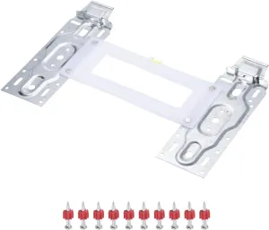 PATIKIL Air Conditioner Wall Mount Bracket, Indoor Internal Unit Universal Hanging Plate Hook Support Bracket Board Adjustable for HVAC