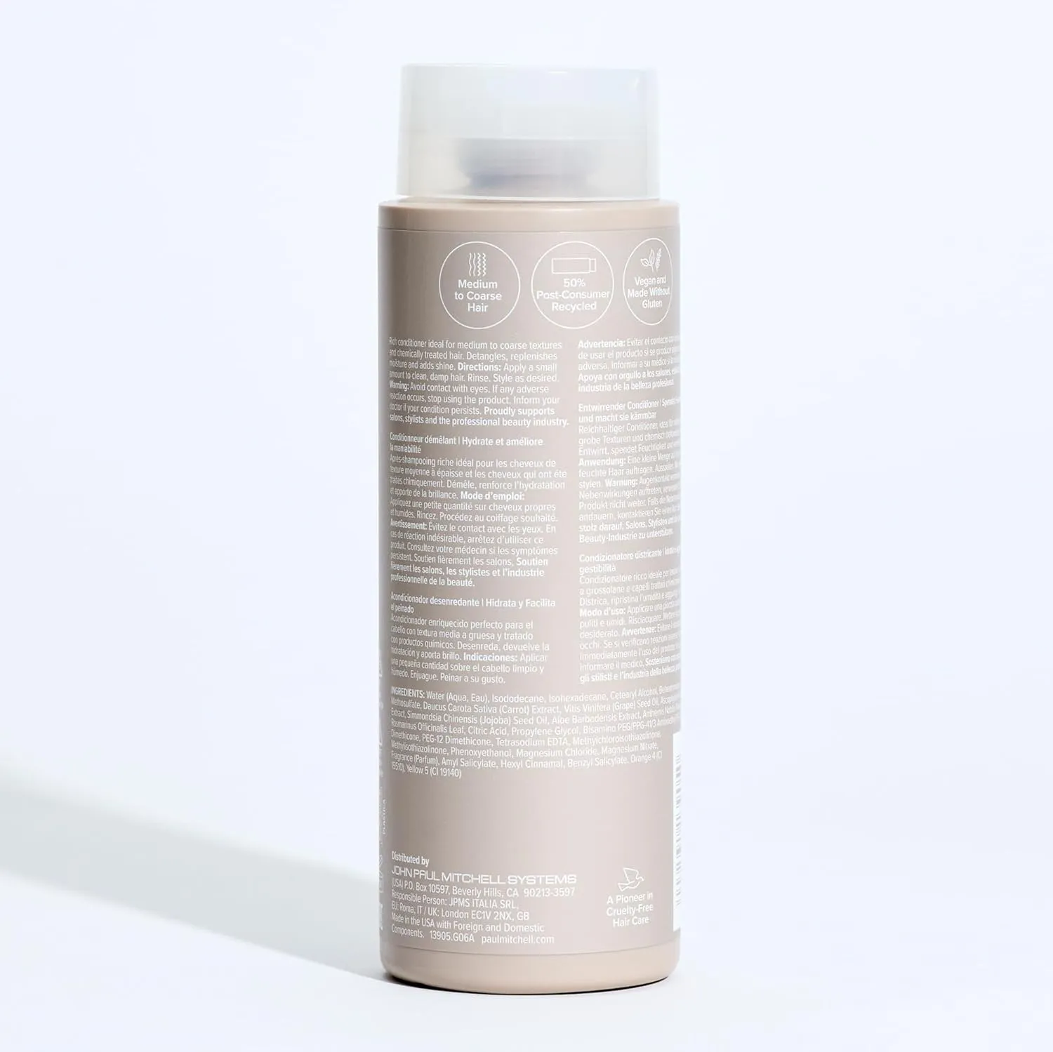 Paul Mitchell Awapuhi Shampoo, Balances Moisture   Adds Shine and Paul Mitchell The Detangler Conditioner, Hydrates   Adds Manageability, Set