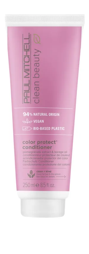 Paul Mitchell Clean Beauty Color Protect Conditioner, Replenishes, Extends Color Vibrancy, For Color-Treated Hair