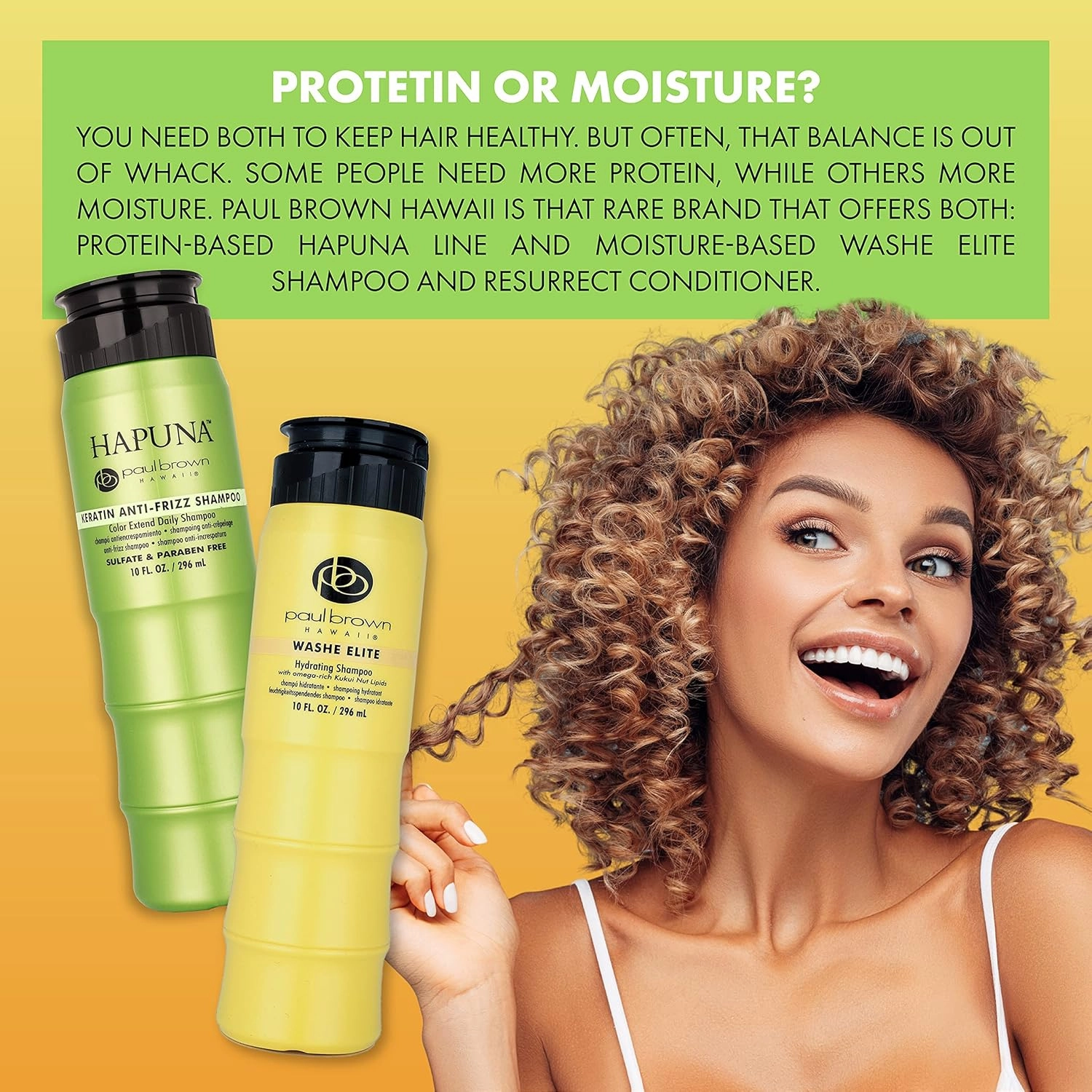 Paul Brown Hawaii Resurrect Salon Quality Conditioner | Hydrate & Treat Damaged Hair | Antioxidant-Rich Kukui Nut Oil for Ultimate Hair Moisturization | Safe for Color Treated Hair (10 oz.)