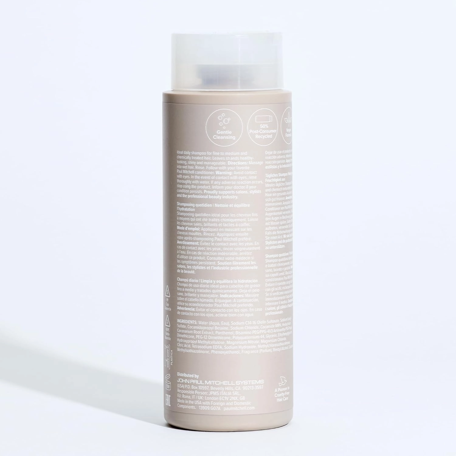 Paul Mitchell Shampoo One, Cleanses   Balances Moisture and Paul Mitchell The Conditioner, Classic Leave-In, Softens   Adds Moisture, For All Hair Types, 33.8 fl. oz., Set