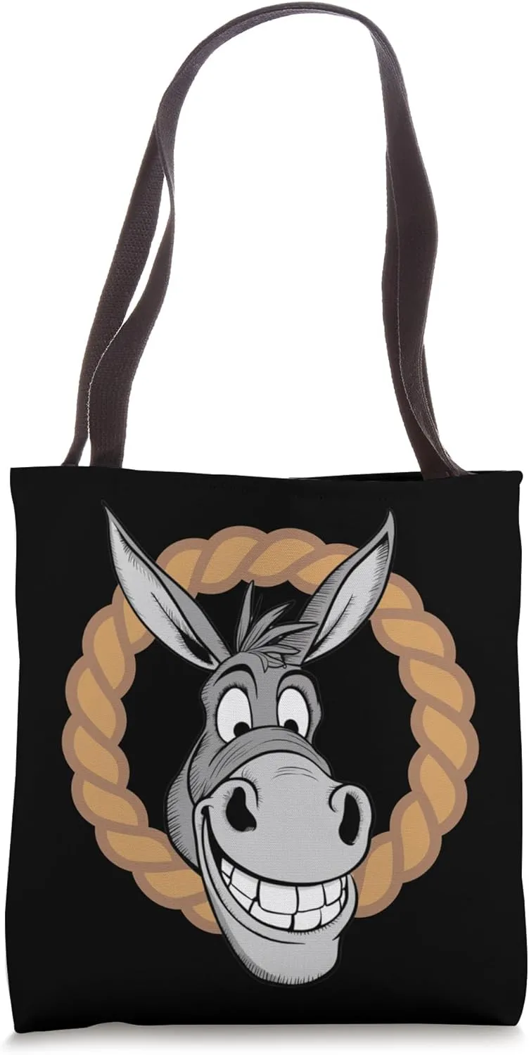 Peach-Bruh: Funny Donkey Art - Smile Tee Tote Bag