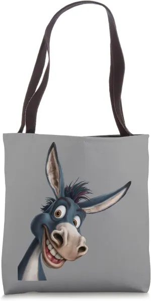 Peach-Bruh: Funny Donkey Art - Smile Tee Tote Bag