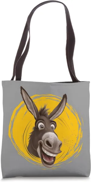 Peach-Bruh: Funny Donkey Art - Smile Tee Tote Bag