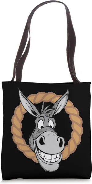 Peach-Bruh: Funny Donkey Art - Smile Tee Tote Bag