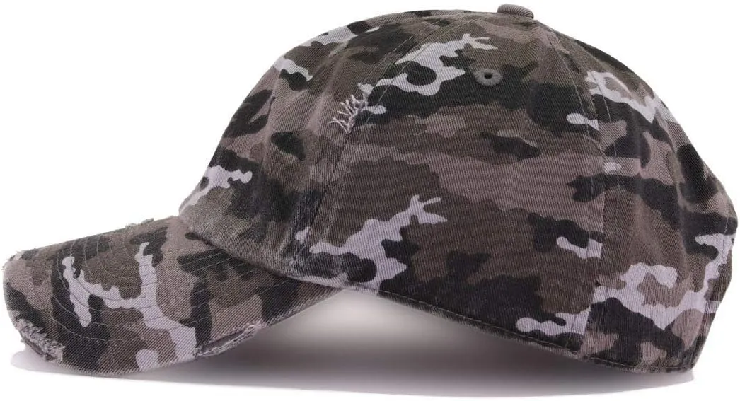 Peach Peachy Vintage Baseball Cap Embroidered Cotton Adjustable Distressed Dad Hat