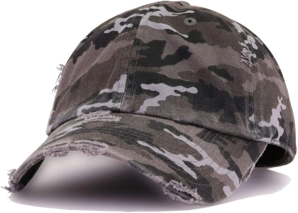 Peach Peachy Vintage Baseball Cap Embroidered Cotton Adjustable Distressed Dad Hat