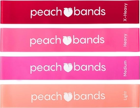 Peach Bands Resistance Bands Set - Exercise Workout Bands for Legs and Butt