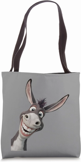Peach-Bruh: Funny Donkey Art - Smile Tee Tote Bag