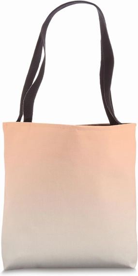 Peach Fuzz Plethora Gradient Trendy Color of the Year 2024 Tote Bag