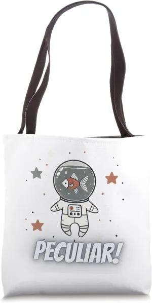 Peculiar Astronaut Tote Bag