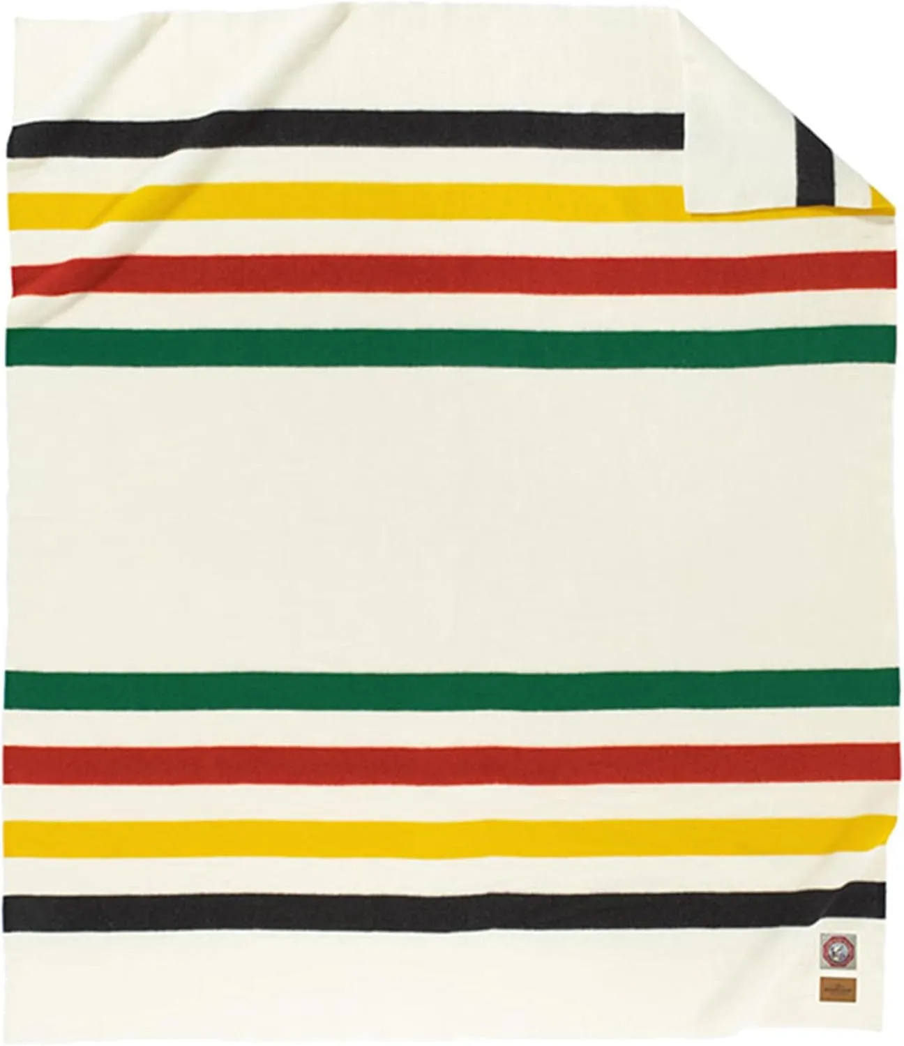 PENDLETON National Park Blanket Full 80" x 90" - 100% Wool, Soft and Durable Throw for Home & Outdoor Adventures, Iconic Park Stripes Collectible Keepsake - Glacier