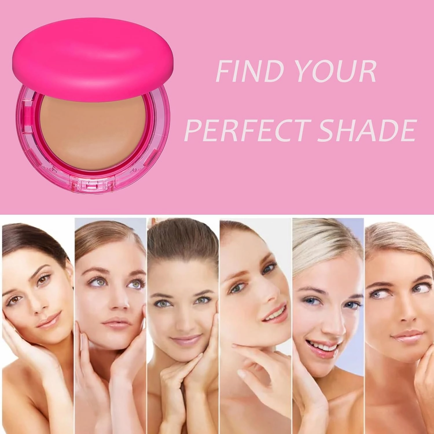 Peptide Bounce Foundation – Hydrating,Medium Buildable Coverage,Age-Defying Bounce Balm Foundation for All Skin Types,Blur Fine Lines,Smooths Texture (Fair-Light)