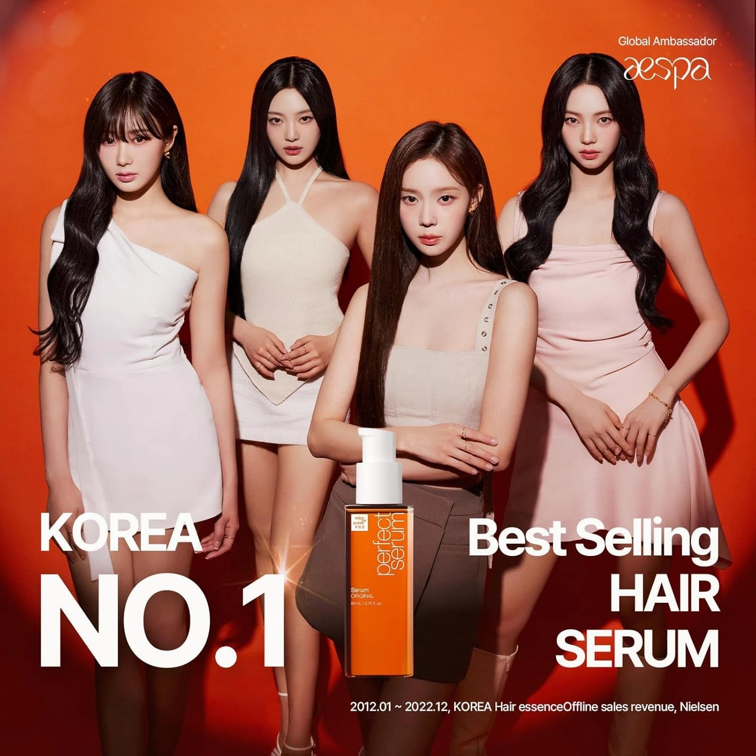 Perfectserum Original - Hairoil for Frizzy & Dry, Hydration and Nutrition Hairy Essence for Damage Care, Korean Haircare Product, Hair Serum 2.71 Fl. Oz.