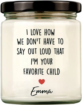 Personalized Gifts for Dad from Favorite Child, Funny Dad Candle, Favorite Child Candle, Funny Gifts for Fathers Day, Gift for Father Stepdad