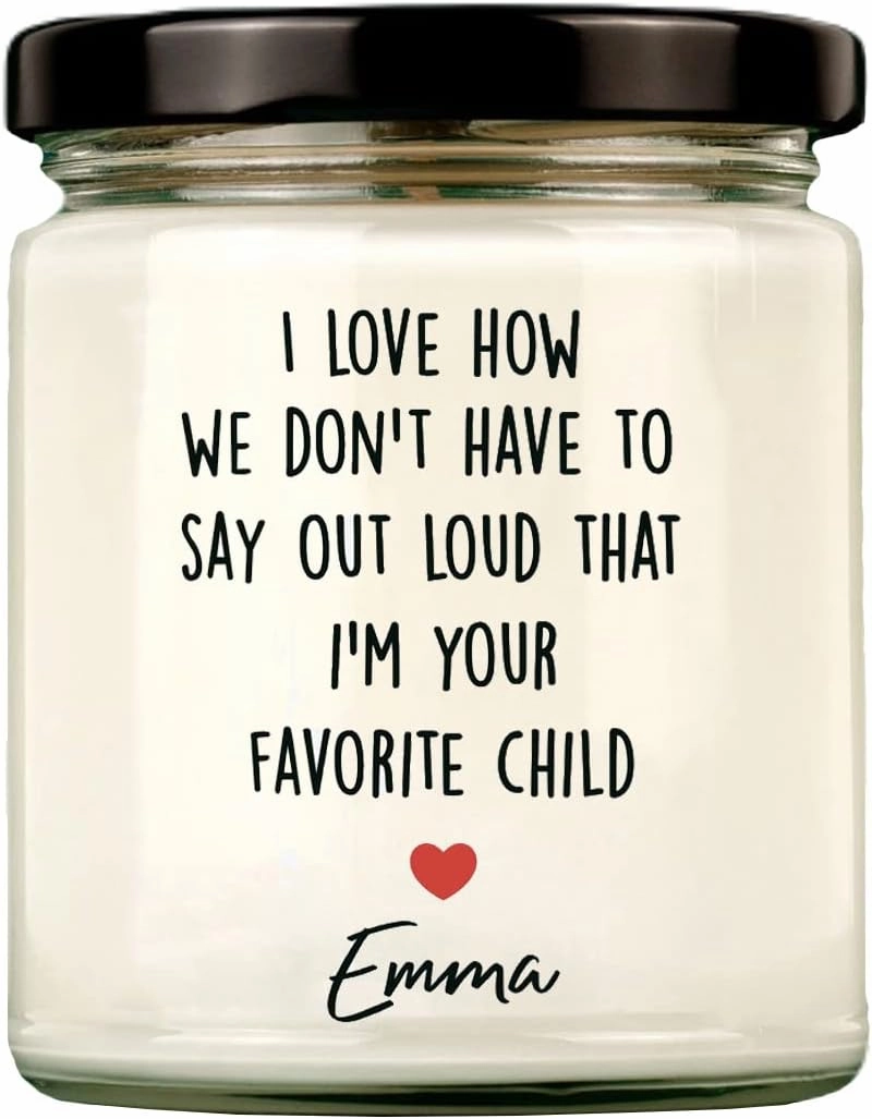 Personalized Gifts for Dad from Favorite Child, Funny Dad Candle, Favorite Child Candle, Funny Gifts for Fathers Day, Gift for Father Stepdad