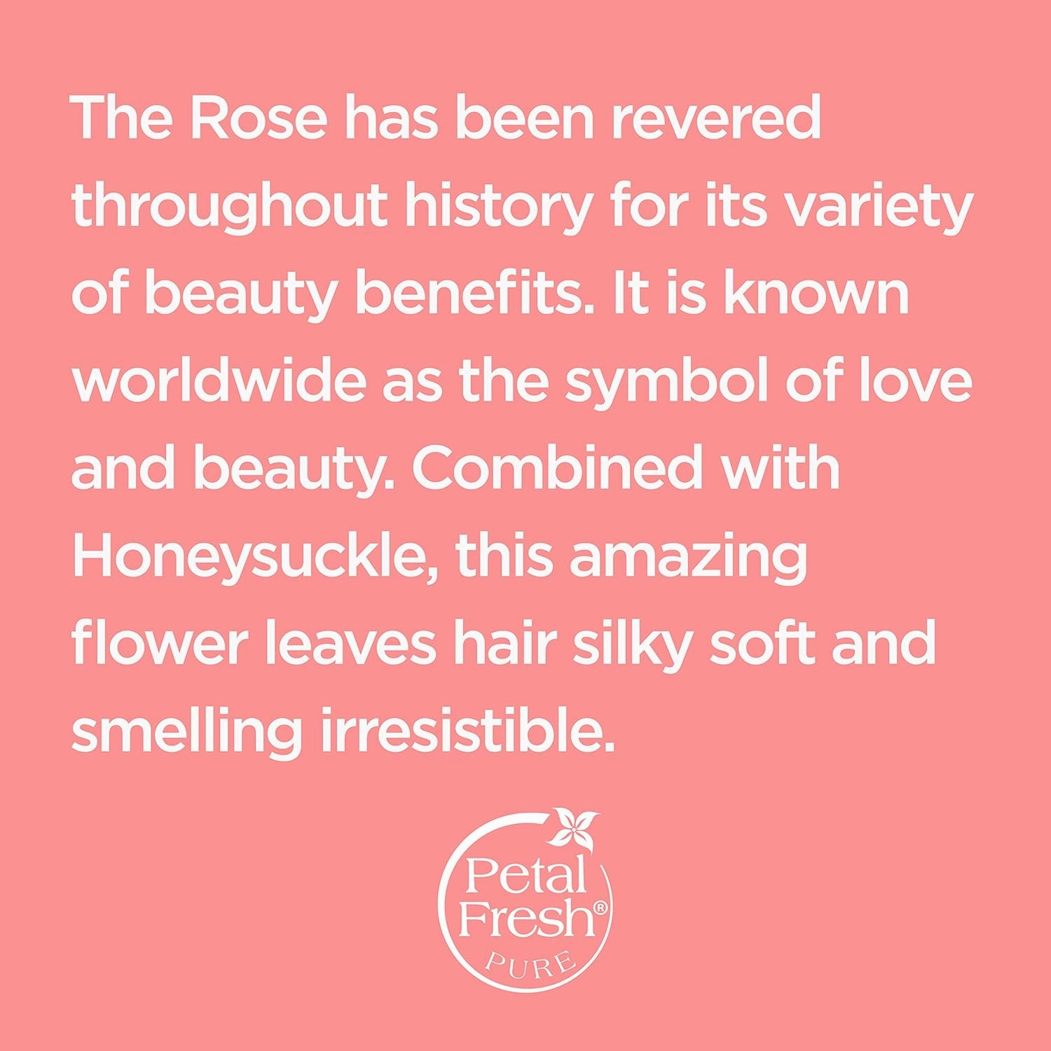 Petal Fresh Pure Softening Rose & Honeysuckle Conditioner, Provides Intense Softness, For All Hair Types, Natural Essential Oils, Vegan and Cruelty Free, 16 Fl oz