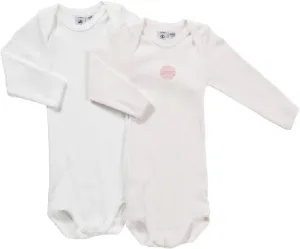 Petit Bateau Girls 2 Pack Long Sleeves Bodysuits Sizes 3-12 Months Style 15050 (Size 6 Style 15050 Girls) Multi