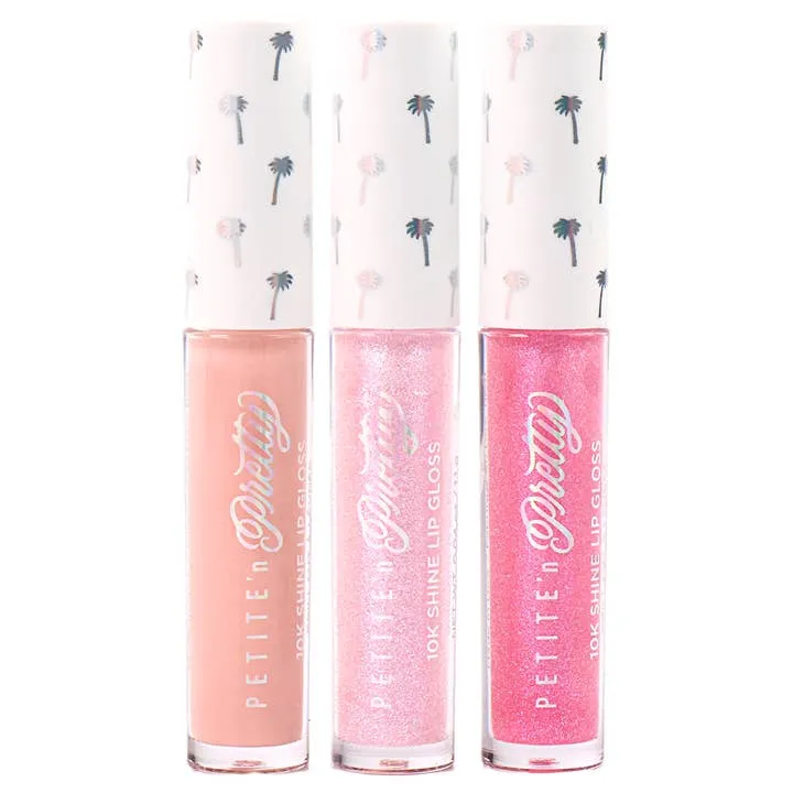 Petite 'n Pretty Snow-Getter Mini 10K Shine Lip Gloss Trio