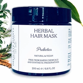 PH Balancing Deep Conditioning Hair Mask with Probiotics 6.8 fl oz | Natural, Organic, Vegan & Cruelty-Free