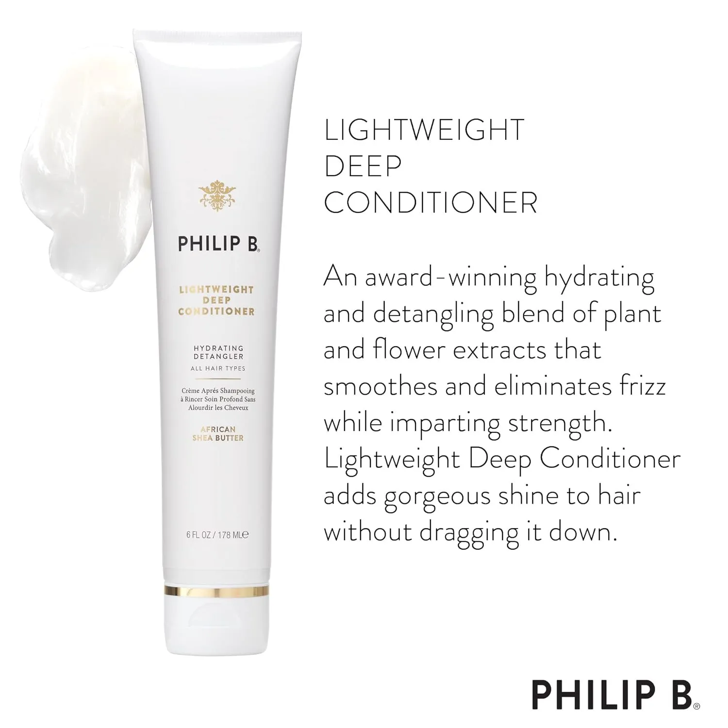 Philip B. Light-Weight Deep Conditioner, 6 Fl Oz