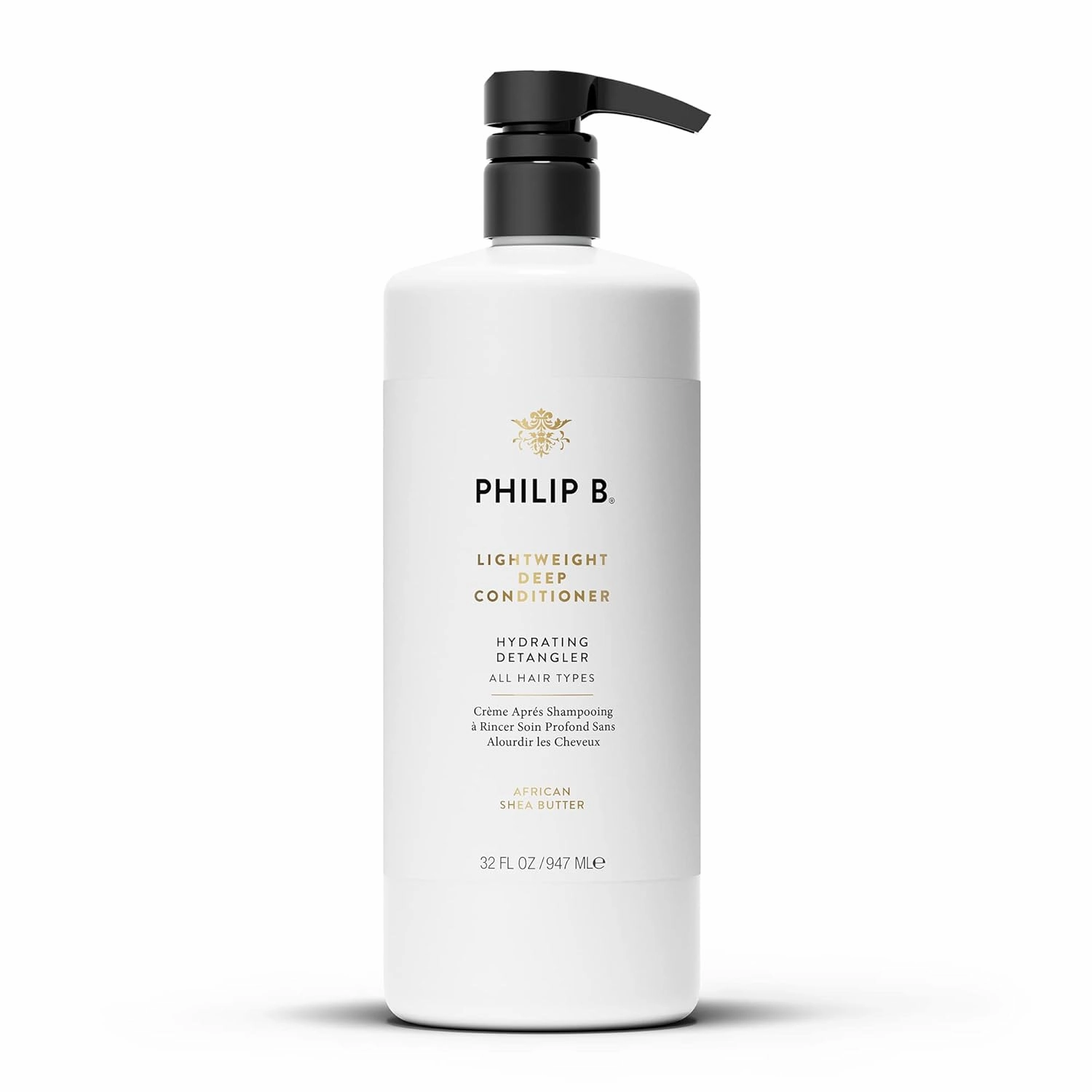 PHILIP B Light-Weight Deep Conditioner 32 oz. (947 ml) | Hair Moisturizer Detangler, Adds Shine and Smoothness to Hair, All Hair Types