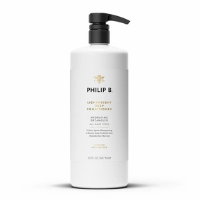 PHILIP B Light-Weight Deep Conditioner 32 oz. (947 ml) | Hair Moisturizer Detangler, Adds Shine and Smoothness to Hair, All Hair Types